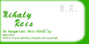 mihaly reis business card